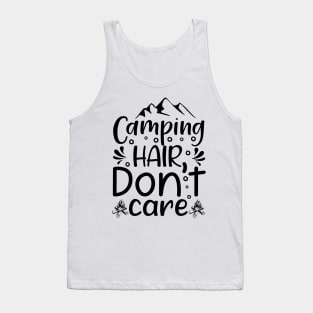 Camping Hair Don't Care Tank Top